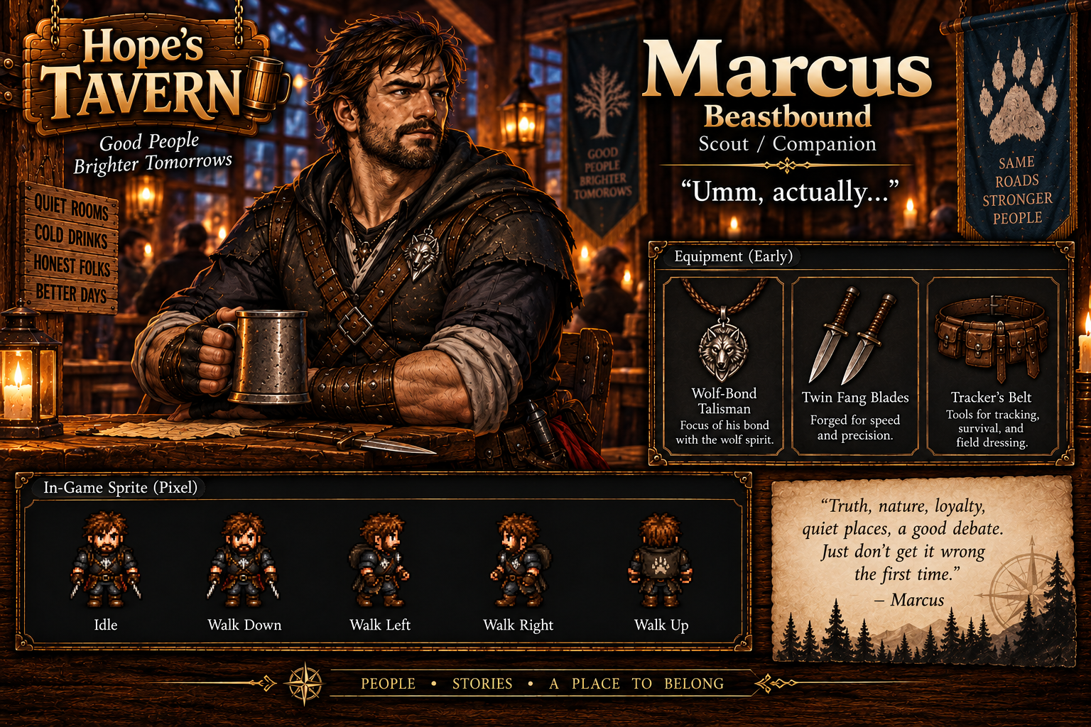 Marcus character artwork