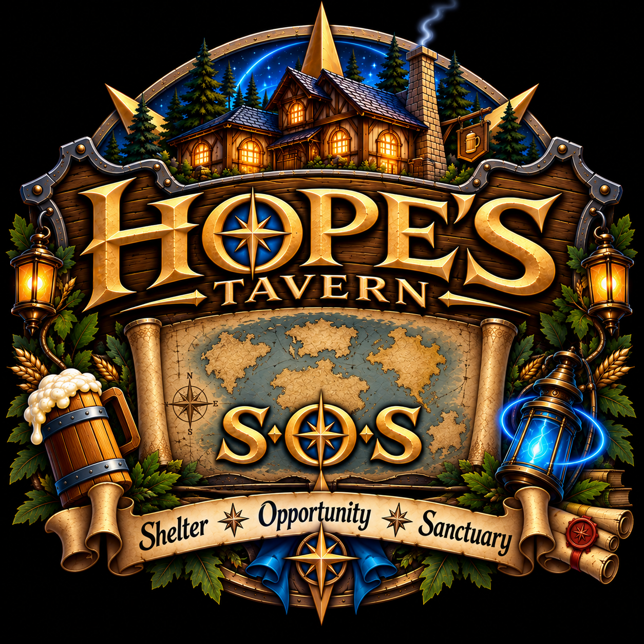 Hope's Tavern — S.O.S. Shelter, Opportunity, Sanctuary